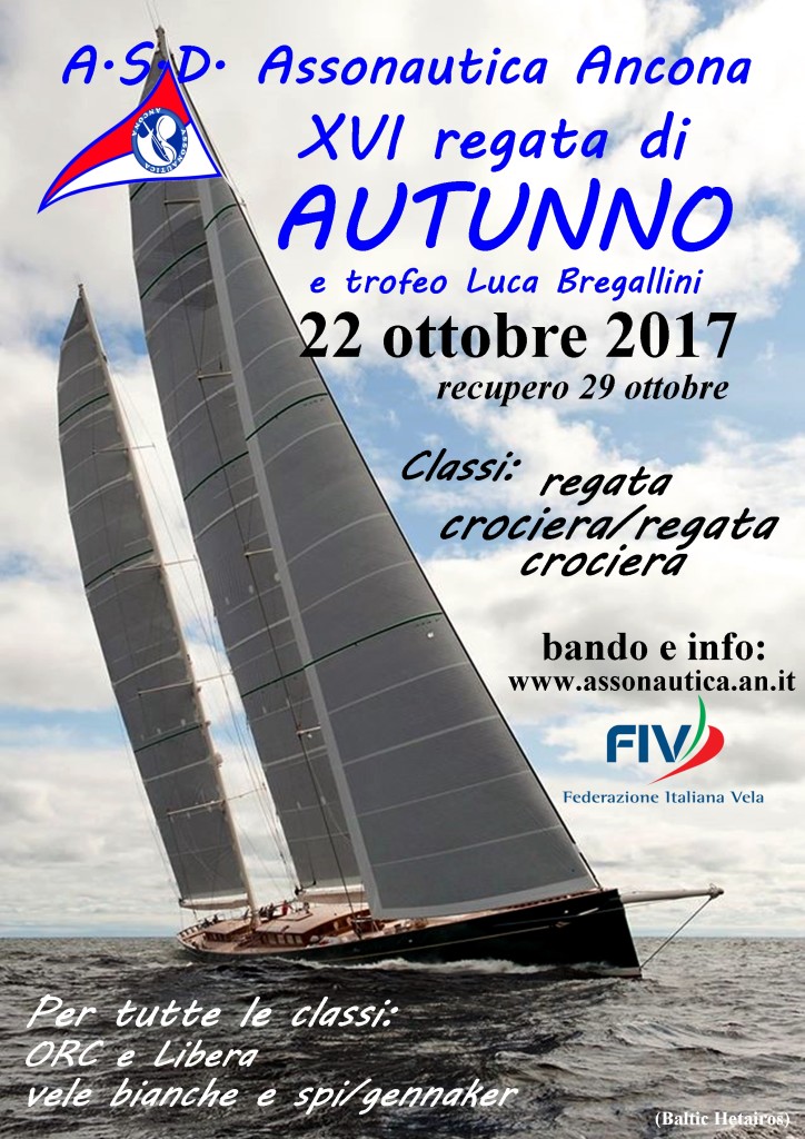 Locandina regata autunno 2017