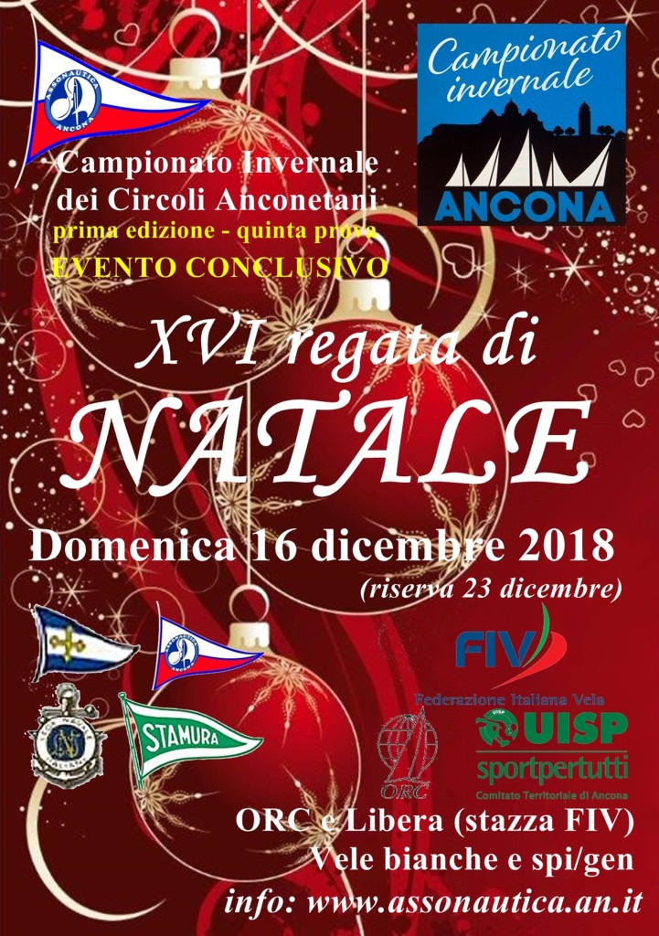 locandina Regata Natale 2018